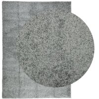 vidaXL Teppich Shaggy Hochflor Modern Gr&uuml;n 200x280 cm