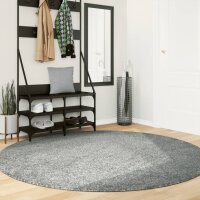 vidaXL Teppich Shaggy Hochflor Modern Grün Ø...