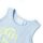 Kinder-Tanktop Hellblau Melange 92