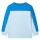 Kinder-Sweatshirt Knallblau und Hellblau 104