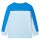 Kinder-Sweatshirt Knallblau und Hellblau 128