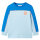 Kinder-Sweatshirt Knallblau und Hellblau 128