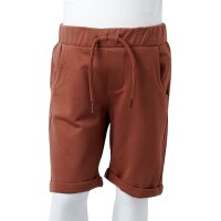 Kindershorts mit Kordelzug Braun 92