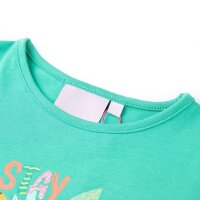 Kinder-T-Shirt Minzgr&uuml;n 128