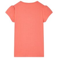 Kinder-T-Shirt Korallenrosa 116