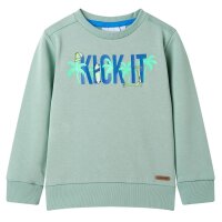 Kinder-Sweatshirt Helles Khaki 116