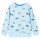 Kinder-Sweatshirt Hellblau Melange 116