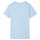 Kinder-T-Shirt Hellblau Melange 104