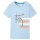 Kinder-T-Shirt Hellblau Melange 104