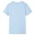 Kinder-T-Shirt Hellblau Melange 128