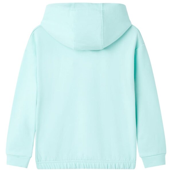 Kinder-Kapuzenpullover Hellblau 104