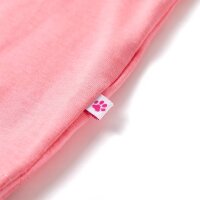 Kinder-T-Shirt Helles Neonrosa 116