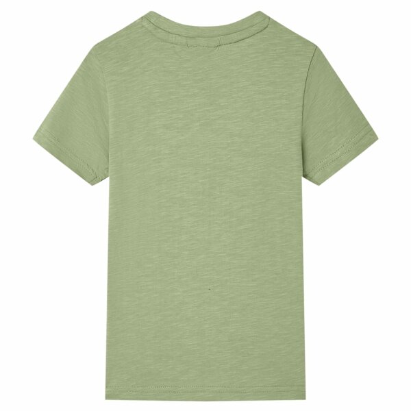 Kinder-T-Shirt Helles Khaki 116