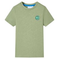 Kinder-T-Shirt Helles Khaki 116