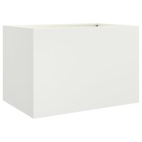 vidaXL Pflanzkübel Weiß 62x40x39 cm...