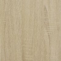 vidaXL Badschrank Sonoma-Eiche 33x33x120,5 cm Holzwerkstoff