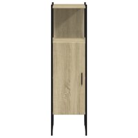 vidaXL Badschrank Sonoma-Eiche 33x33x120,5 cm Holzwerkstoff