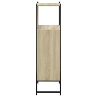 vidaXL Badschrank Sonoma-Eiche 33x33x120,5 cm Holzwerkstoff