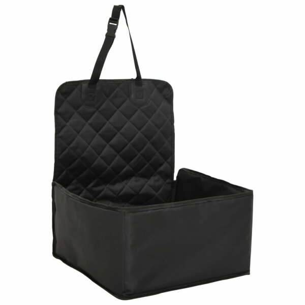 vidaXL Hunde-Autositz Schwarz 45x45x25/55 cm