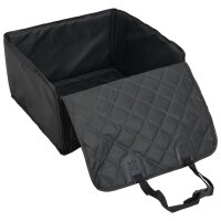 vidaXL Hunde-Autositz Schwarz 45x45x25/55 cm