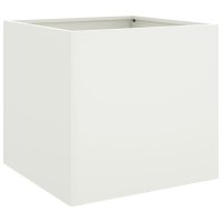 vidaXL Pflanzkübel Weiß 49x47x46 cm...