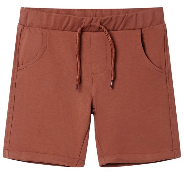 Kindershorts mit Kordelzug Braun 140