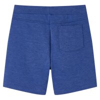 Kindershorts mit Kordelzug Blau Melange 92