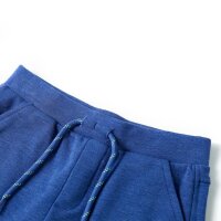 Kindershorts mit Kordelzug Blau Melange 92