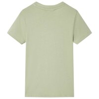 Kinder-Kurzarmshirt Hellkhaki 92