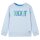 Kinder-Sweatshirt Hellblau Melange 140