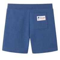 Kindershorts mit Kordelzug Dunkelblau Melange 128