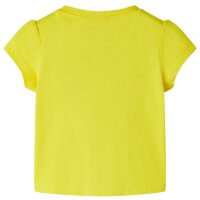 Kinder-T-Shirt Gelb 128