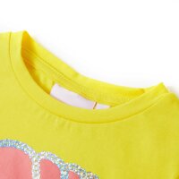 Kinder-T-Shirt Gelb 128