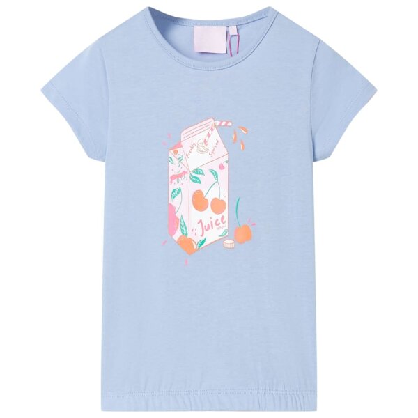 Kinder-T-Shirt Blau 128