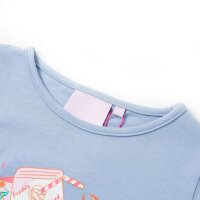 Kinder-T-Shirt Blau 128