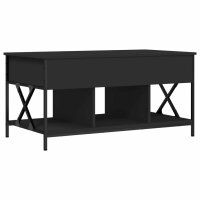 vidaXL Couchtisch Schwarz 100x55x50 cm Holzwerkstoff und...