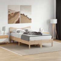 vidaXL Kopfteil 120 cm Massivholz Kiefer