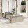 vidaXL 6-tlg. Garten-Sofagarnitur mit Kissen Beige Poly Rattan