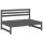 vidaXL 5-tlg. Garten-Lounge-Set Grau Massivholz Kiefer