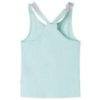 Kinder-Tanktop Helles Minzgr&uuml;n 128