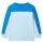 Kinder-Sweatshirt Knallblau und Hellblau 140