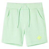 Kindershorts mit Kordelzug Hellgrün 116