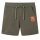 Kindershorts mit Kordelzug Dunkles Khaki 92