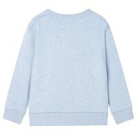 Kinder-Sweatshirt Hellblau Melange 128