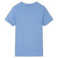 Kinder-T-Shirt Mittelblau 92