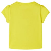 Kinder-T-Shirt Gelb 140