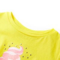 Kinder-T-Shirt Gelb 140