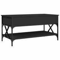 vidaXL Couchtisch Schwarz 100x50x50 cm Holzwerkstoff und...