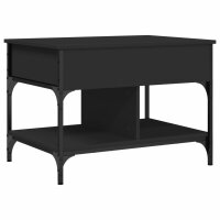 vidaXL Couchtisch Schwarz 70x50x50 cm Holzwerkstoff und...