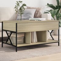 vidaXL Couchtisch Sonoma-Eiche 100x55x50 cm Holzwerkstoff...